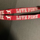 Pink Victoria s Secret Love Pink Red Lanyard Keychain