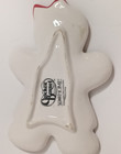 Cracker Barrel Gingerbread Man Candy Dish Ceramic Christmas Trinket Plate Decor