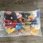 Disney Fab 5 Mini Bean Bag Plush Set Mickey Minnie Donald Goofy Pluto