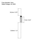 5pcs Metal Temperature Thermal Fuse ry167 167   c 332 6   f 10a 250v Cutoff