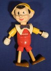 Vtg Set 2 Pinocchio Jimminy Cricket 1939 Ideal Doll Toy Figure Composition Wood
