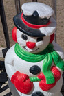 Vintage Grand Venture Snowman Blow Mold 30 Winter Christmas Indoor outdoor