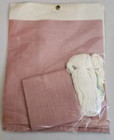 Vintage Victorian Heart Pillow 14in Ruffle Pillow  kit Sealed Vogart Crafts 2525e