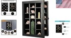 Secure Wooden Rock Collection Display Cabinet With Glass Door And Shelves
