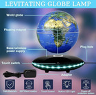 Magnetic Levitating Floating Globe World Map Led Light Night Lamp Home Decor
