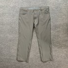 Footjoy Pants Mens 38 Grey Athletic Fit Lightweight 5 Pocket Performance Golf
