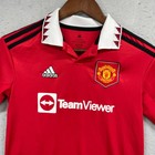 Adidas Manchester United Youth M Red Soccer Jersey Teamviewer Aeroready Athletic
