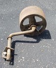 Cast Iron Flat Belt Pulley With Mounting Bracket Hit Miss Engine Farm Tractor  