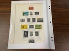 Vtg 1954-1963 Fiji   Ghana 1 2d-6d Stamp Sheet Page Collectibles Assortment Mint