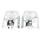 Chrome Front Brake Caliper Insert Cover For Harley Electra Glide Road King Flhp