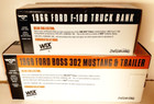 1996 Ertl Wix Filters  1966  F-100 Ford Truck Bank   1969 Boss Mustang   Trailer