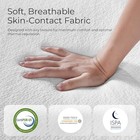 Single Tri Fold Mattress Foldable Washable Cover Medium Firm Feel Non Slip Ideal