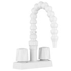  Rv Exterior Quick Connect Faucet With 360 Faucet And Flexible Spout White
