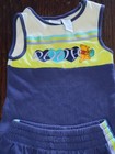 Y2k Embroidered Pooh Bear Girls Two-piece Set