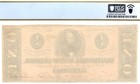 1864  1 Confederate States Of America T-71 Pf-12 Note - Pcgs Xf45  Nice Color 