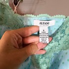 Vintage Light Blue Polka Dot Lace Trim Slip Dress Lingerie