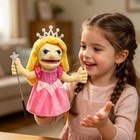 16  Princess Hand Puppet With Retractable Control Rod Role Play Puppet For Kids