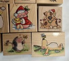 Rubber Stamps - Group Of 13