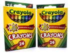 2 Pack new  Crayola Crayons 24-count  Non-toxic  Teacher Preferred 2 Pack 