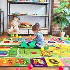 6x9 Kids Room Rug Play Mat Carpet Educational And Fun Playmat With Abc Alphab   