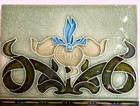 Antique C1900s Art Nouveau Alfred Meakin Tubelined Majolica Tile 15cm Rd 411155