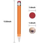  Wooden Jumbo Pencils For Prop gifts decor - 14 Inch Funny Big Novelty Pencil 
