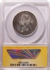 1870 50c Canada Silver Queen Victoria Lcw Anacs Vf35 Details Cleaned Coin