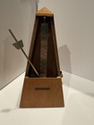 Seth Thomas Metronome De Maelzel Mechanical Wood Analog For Piano Violin Cello