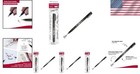 Fine Tip Calligraphy Pen  Soft Brush  Black Ink  4-pack