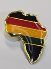 Africa Travel Souvenir Lapel Pin Map Shape