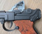 Vtg 1960s Lone Star Diecast Luger 9 Mm Automatic Toy Cap Gun Pistol England Made