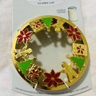 Yankee Candle Christmas Tree Gingerbread Illuma-lid Candle Jar Topper Lid New