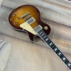 Special Smoked Sunburst Lp Electric Guitar 50s Falme Maple Top High Quality Us