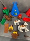Vintage Rare- Retired  Duplo 2436 Set - Big Chiefs Set  1998  - 41 Pieces