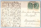 Turkey Postcard Constantinople Kiosk River Boat Levant British Post Office 1911
