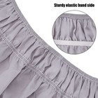 Bed Skirt Polyester Wrap Around Dust Ruffle 15 Inch Drop Elastic Bedding Bed