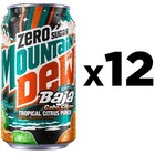 Zero Sugar Tropical Citrus Soda  12 Fl Oz Cans  12 Pack Free Shipping In 2 Days