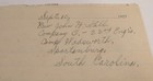 1917 Handwritten Letter John Gill Wwi Us Army Soldier Woodcliff North Bergen Nj