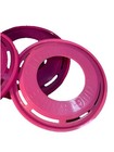 Frisbee Golf Disc Ring Lot Of 3 Pcs Pink Catch Ball Flying Saucer