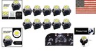 10pcs T10 194 168 Led Dash Instrument Light Bulbs With Twist Lock Socket  Bright