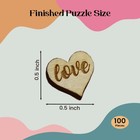 Engraved Wood Confetti Rustic Wooden Wedding Decor Party Table Scatter Heart