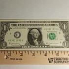 Fancy Serial Number  1 2017 One Dollar Binary Radar Note 1s   3s 