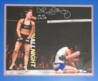 Fanatics Ronda Rousey Signed Framed 16x20 Photo Ufc 184 14 Sec Sub Inscription