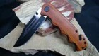 8  Tac Force Wood 2-tone Spring Assisted Folding Pocket Knife Blade Assist Open