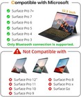 Surface Pro Keyboard For Microsoft Surface Pro 7 6 5 4 3 7 Color Backlit Bluetoo