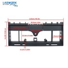 Pallet Fork Frame W  Receiver Hitch For Skid Steer Loader Bobcat Kubota 4000lbs