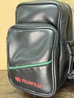 Vintage Fujifilm Crossbody Camera Case Strap Black Leather