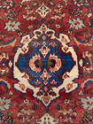 Antique Late 19th Century Heriz Serapi Small Rug