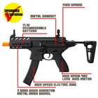 Emerbu Mpx Gel Ball Blaster V2 Gearbox 280fps 150ft Auto   Semi-auto Gel Blaster