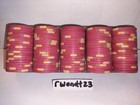 100 Horseshoe Cincinnati  5 Poker Chips Rhc Right Hat Cane Paulson Real Casino